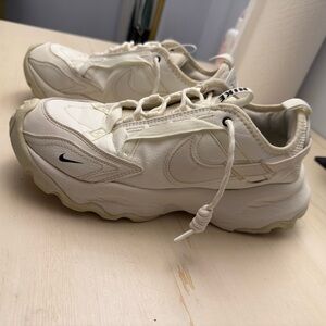 Nike chunky white cream Sneakers